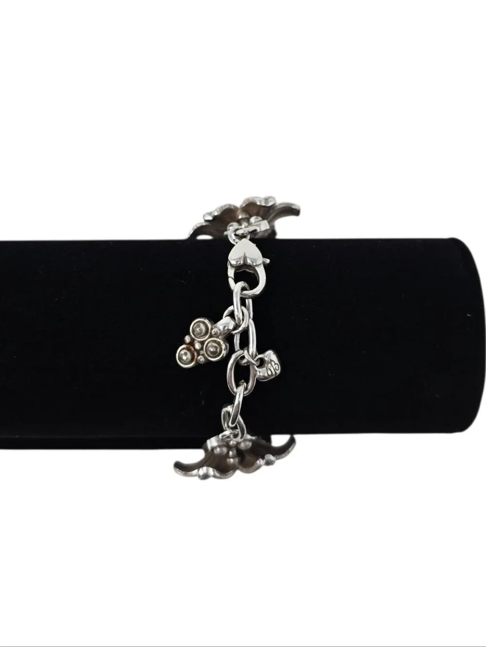 Brighton Lux Garden Silver And Gold Plated Flower Mixed Metal Bracelet